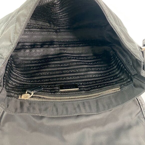 PRADA Black Pochette Shoulder Bag - Picture 9 of 9